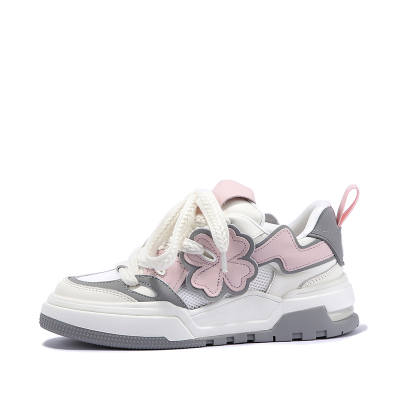 BELLALILY Cow Leather Slip Resistant, Lightweight, And Breathable Slip Resistant, Lightweight, And Breathable Low top
