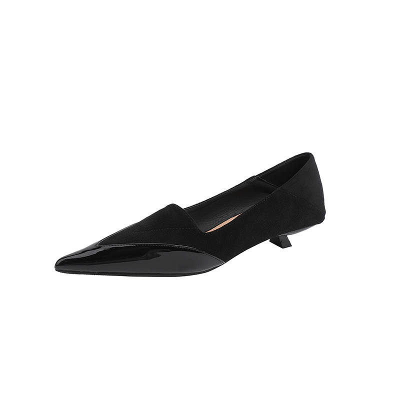 Beijiani Suede Slim Heel High Heels 3cm Women's