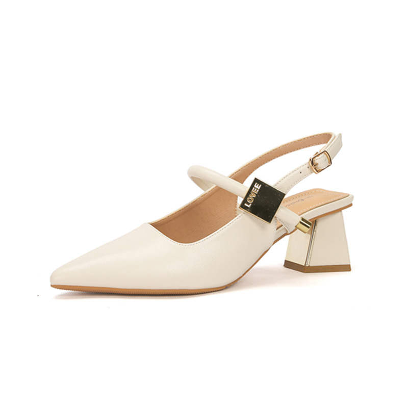ZUOMILUO Microfiber Leather Chunky Heel High Heels 5CM Women's