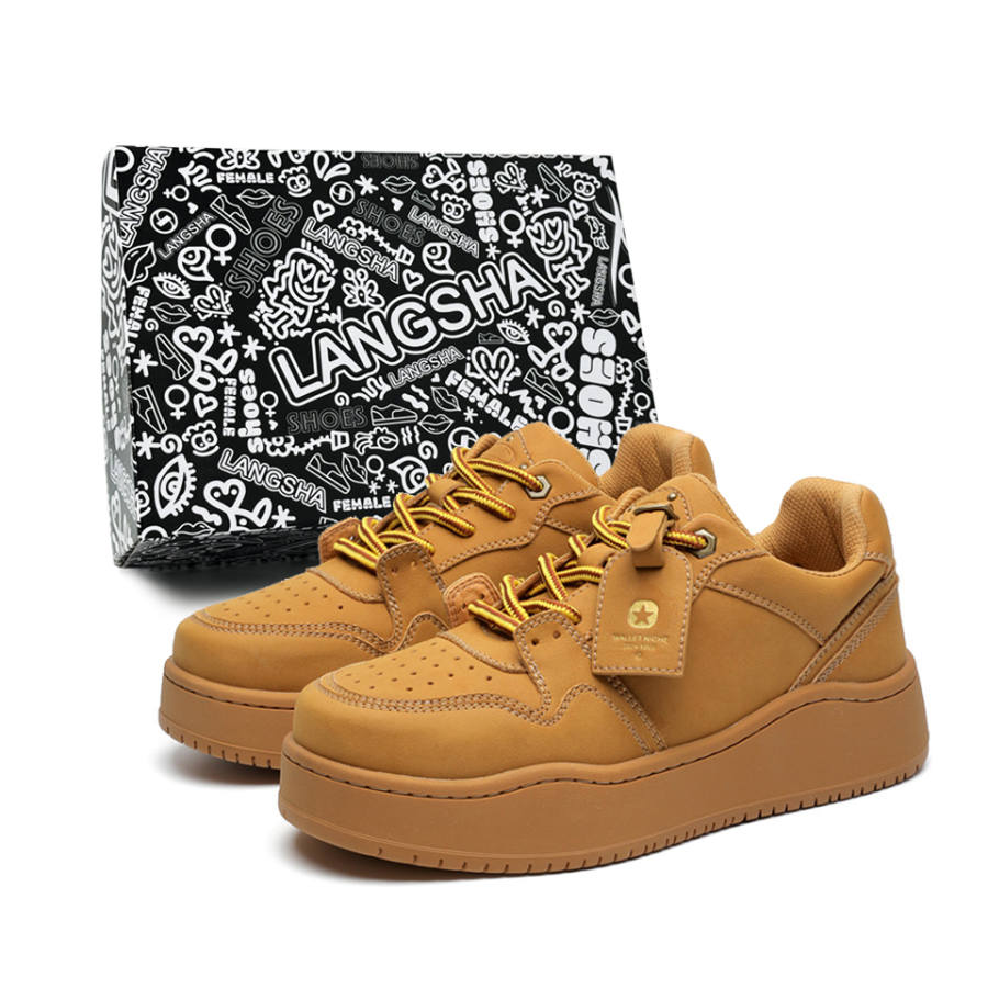 Lanza Cow Split Leather Low top Skateboard Shoes Unisex