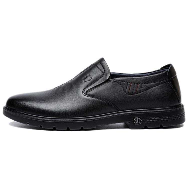 Spider King Cow Leather Casual Leather Shoes Men's Black