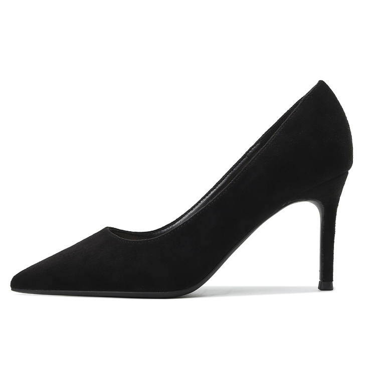 MCKP Suede Slim Heel High Heels 6CM Women's