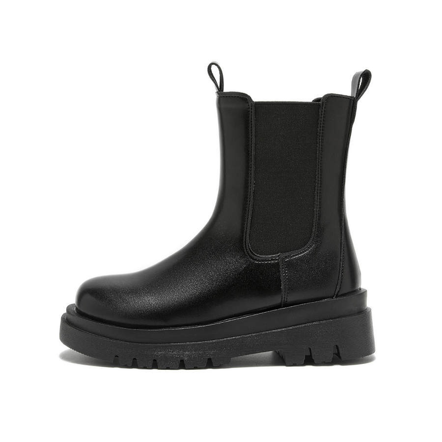Medd Medd Short Chelsea Boots Women's Black