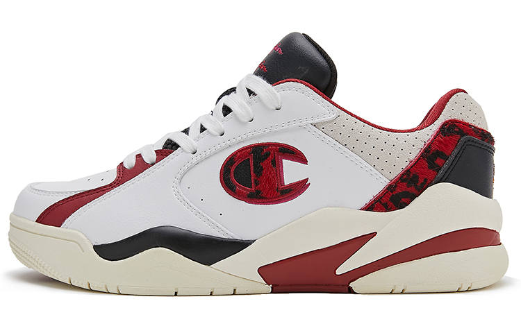 Champion Tiger Collection Champ'95 Rice LOW top Vintage Basketball Shoes Men's Brick Red