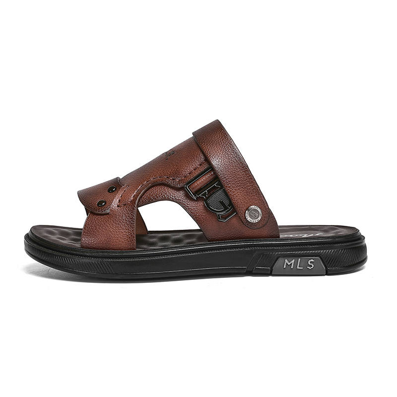 Mulinsen Beach Sandals Men's Brown/Black
