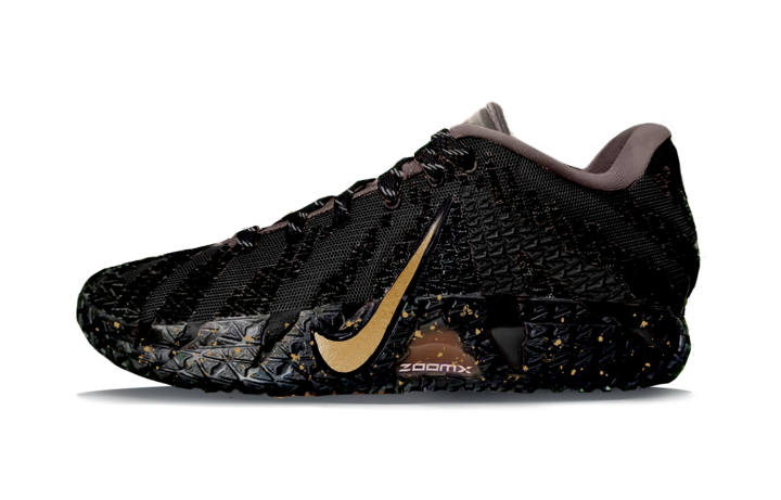 Nike Nike Ja Morant 3 Golden Crown Slip Resistant Low top Basketball Shoes Men's Black