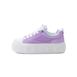 TRAPAR WAVES Low top Canvas Shoes Women's Purple