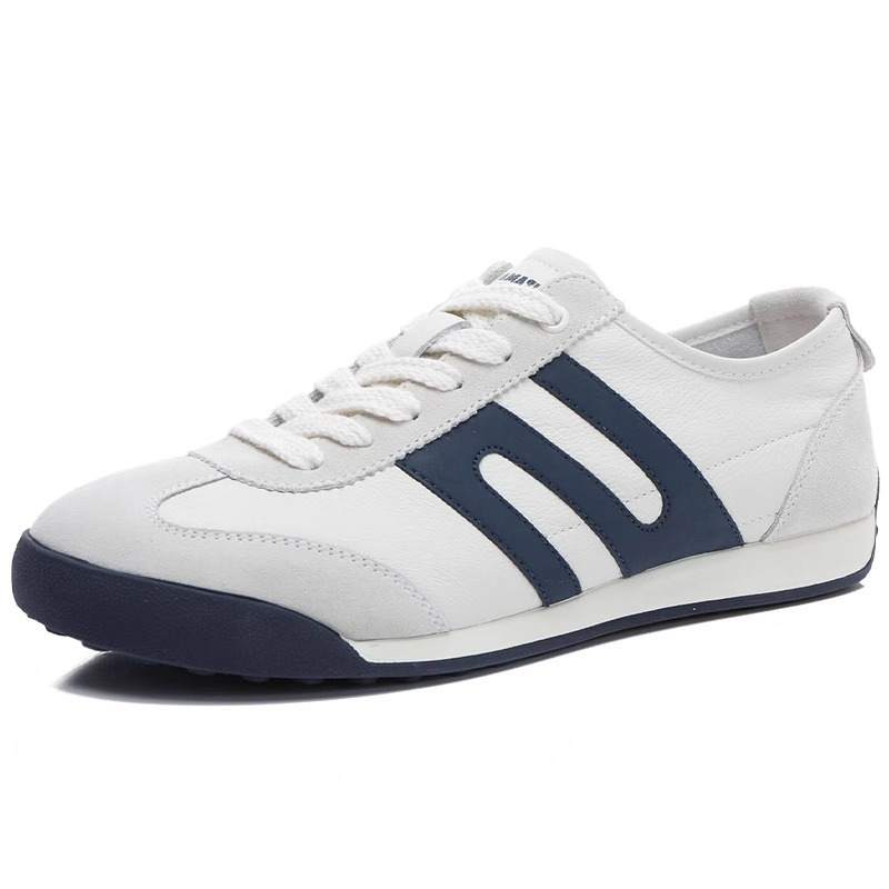 Devanro Cow Leather Slip Resistant Abrasion Resistant Slip Resistant Abrasion Resistant Low top Casual Shoes Men's
