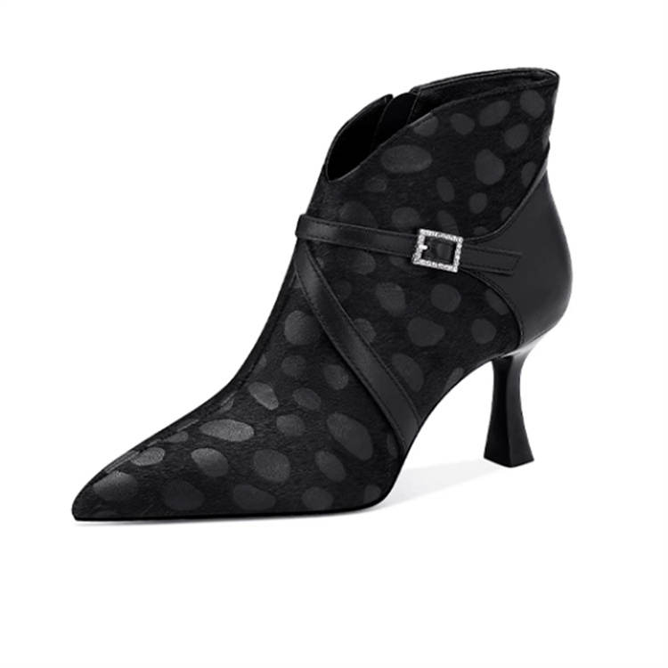 JESSICA SOPHIA Ankle Boots 6.5cm Women's Black