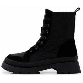 Desigual Short Combat Boots Women's Black