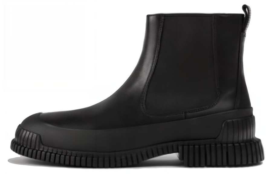 CAMPER Pi Slip Resistant Abrasion Resistant Short Chelsea Boots Men's Black