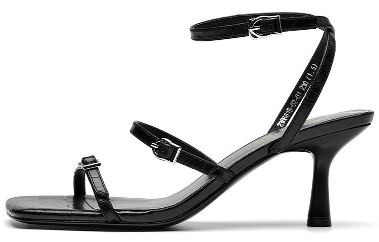 Beau Today Cow Leather Stylish Sandal 6.8cm Women's