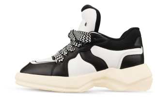 NEEDLE STUDIO Casual Shoes Women's Low Top Black/Ecru