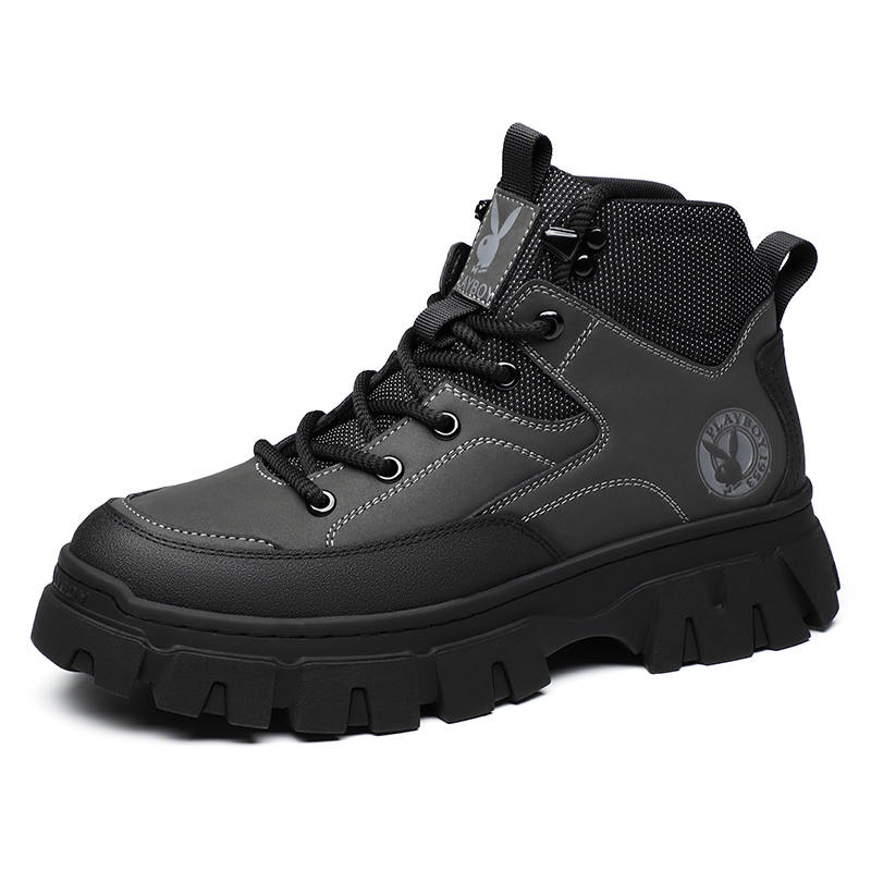 Playboy Playboy Combat Boots Men's Black