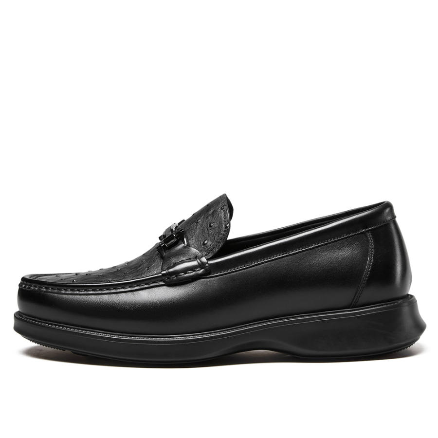 YEARCON Casual Leather Shoes Men's Low Top Coffee