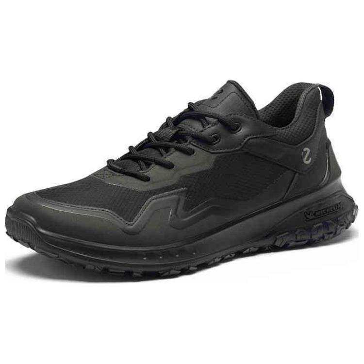 Ecco Otu Collection Abrasion Resistant Breathable Low top Hiking Shoes Men's Black