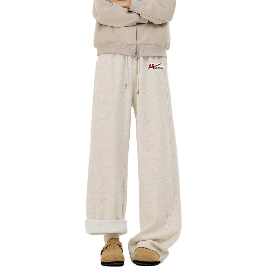 WARRIOR Insulated Pants Unisex Thickened And Fleece Lined Straight Fit Pants