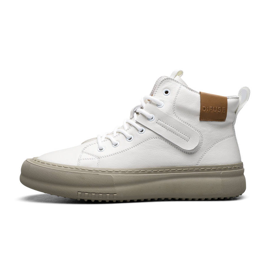 D:FUSE SCANDINAVIA D FUSE SCANDINAVIA Commuting Versatile, Fashion Minimalist, Fleece Lined Classic Casual Shoes Men's White