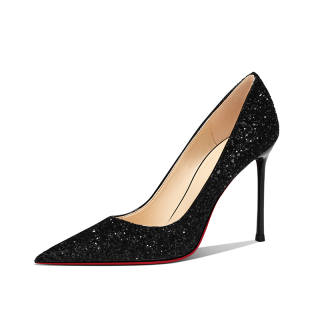 LUKECSION Slim Heel High Heels 8cm/10cm Women's