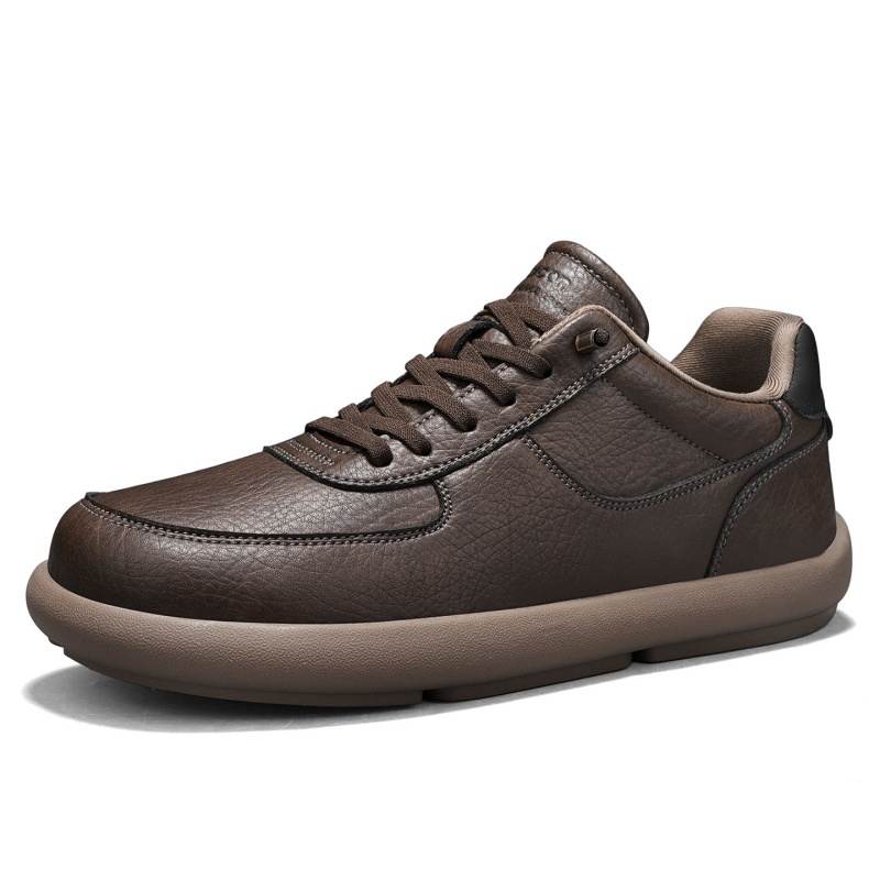 YEARCON Skateboard Shoes Men's High Top Black, Olive Brown, Coffee