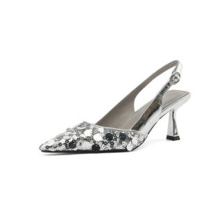 BalletCat Cow Leather High Heels 6CM Women's