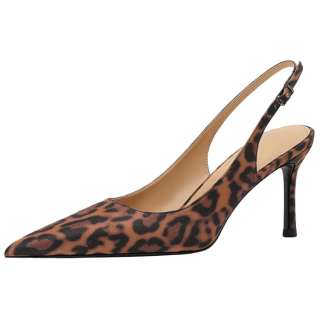 LIKE Slim Heel High Heels Women's Leopard Print