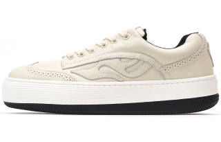 WILD PITCH Low top Skateboard Shoes Unisex Ecru