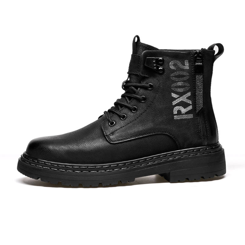 LEAVELAND LEAVELAND Short Combat Boots Men's Black