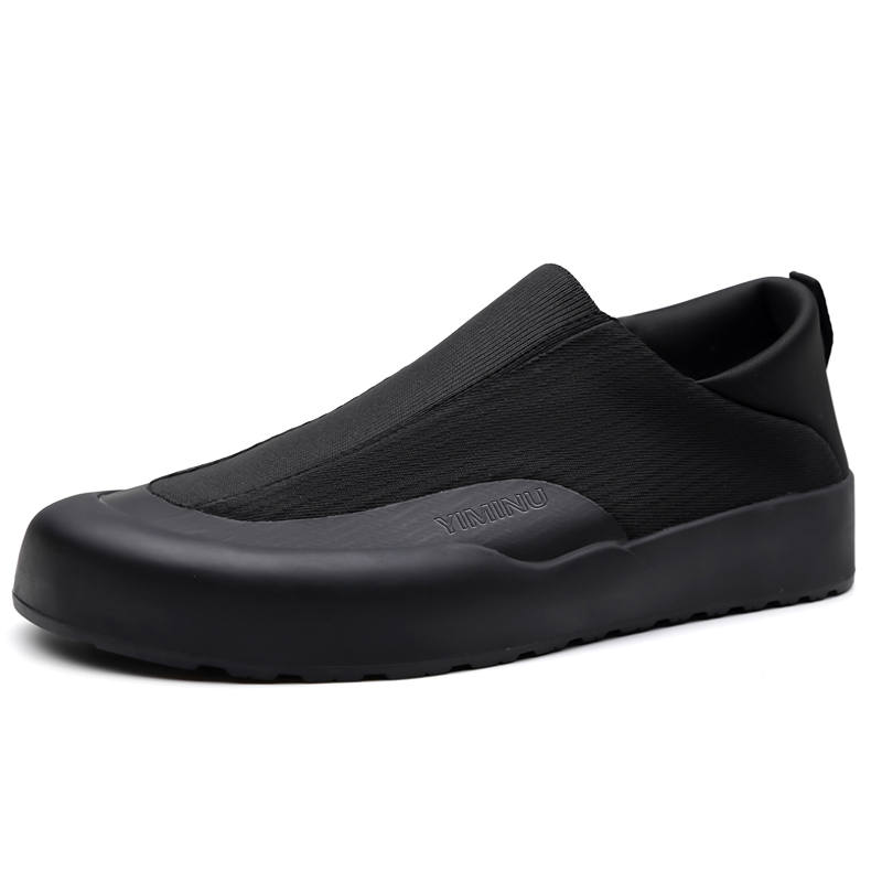 YIMINU Men's Casual Shoes Men's Low Top Black