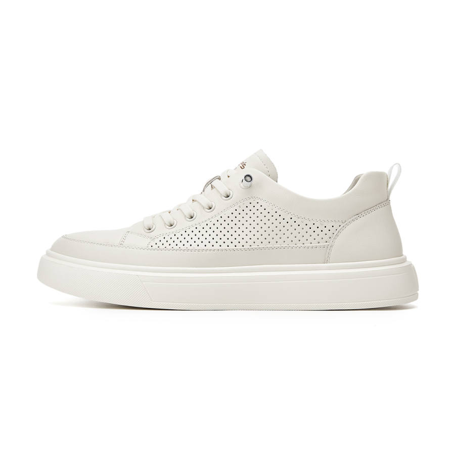 Millies MILLIE'S Abrasion Resistant Breathable Abrasion Resistant Breathable Low top Skateboard Shoes Men's White