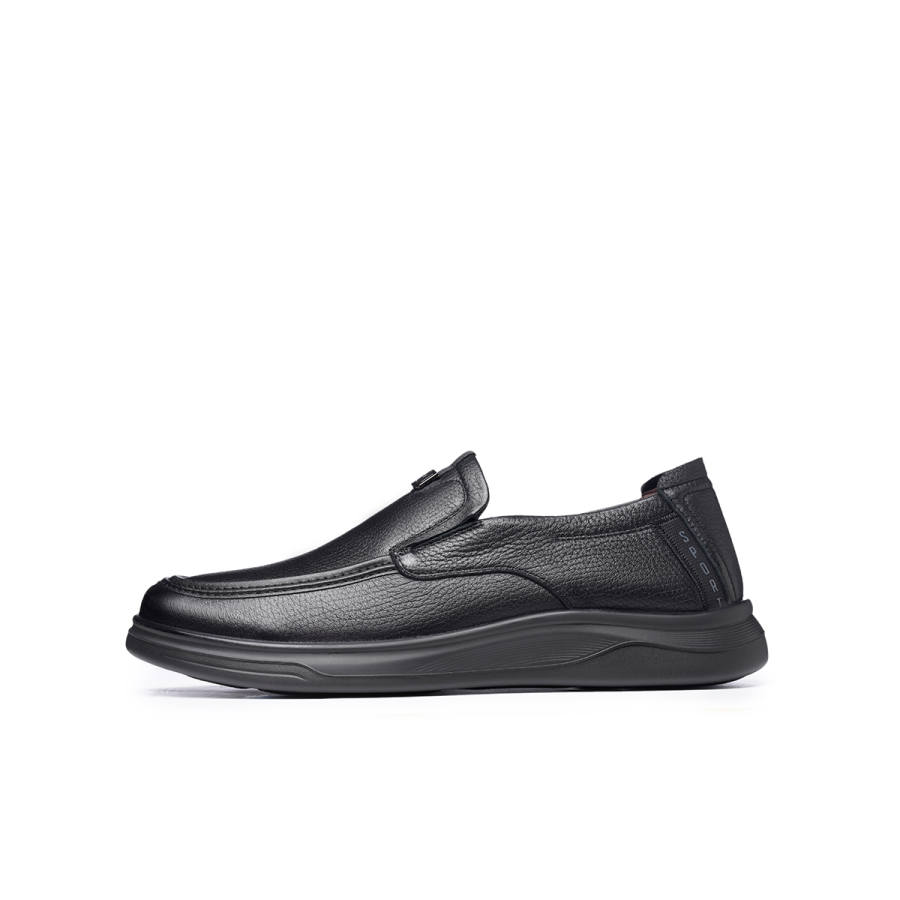 RITAI Sheepskin Casual Shoes Men's Black