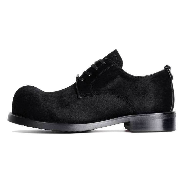 TERRA INCOGNITA Derby Shoes Cow Leather Casual Shoes Men's Black