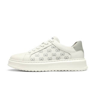 CROWN Cow Leather Low top Skateboard Shoes Men's