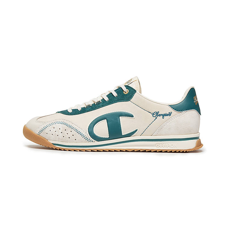 Champion Retro Sports Fujiya Runner Legend 70's Balance Low top Casual Shoes Men's Milk White/Fir Green