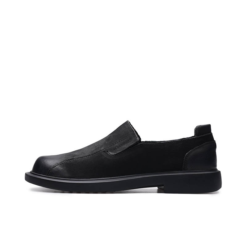 PARDASAUL Casual Leather Shoes Men's Low Top Black, Brown