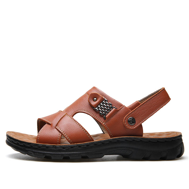 YILICHUANZHANG Pu Beach Sandals Men's