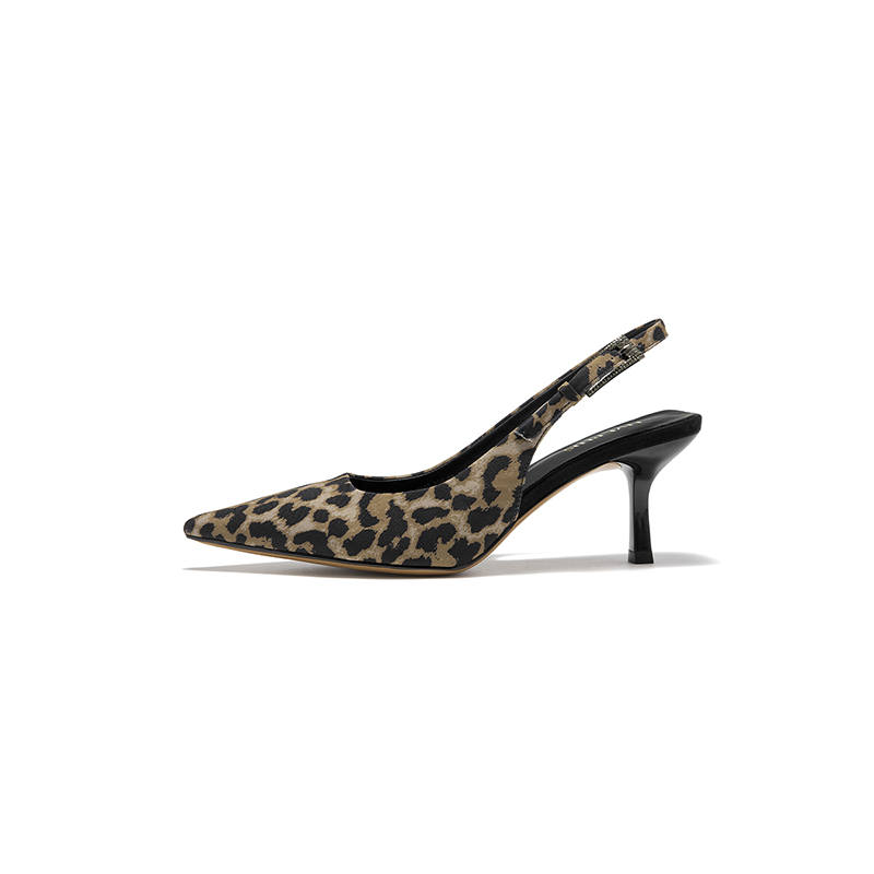 FIVE PLUS FIVE PLUS Fabric Slim Heel High Heels Women's