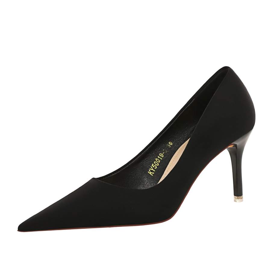 QITUMAUL Slim Heel High Heels 7.5cm Women's