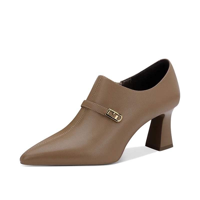 JESSICA SOPHIA Sheepskin Ankle Boots 6CM Women's