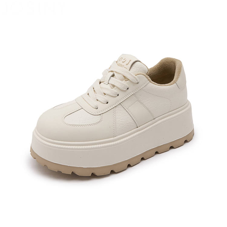 JOSINY Synthetic Leather Height Increasing Height Increasing Low top Skateboard Shoes Women's