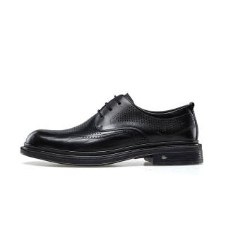 KANGNAI Dress Shoes Men's Low Top Black/Brown