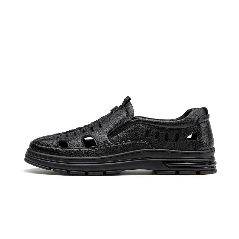 JOSINY Men's Casual Shoes Men's Low Top Black