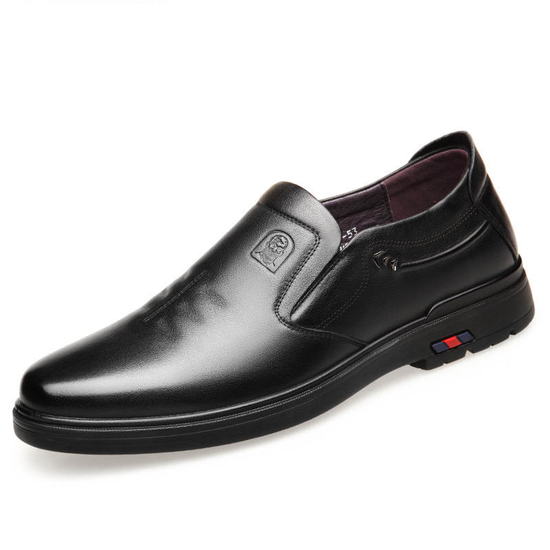 LAORENTOU Top Grain Cow Leather Casual Shoes Men's