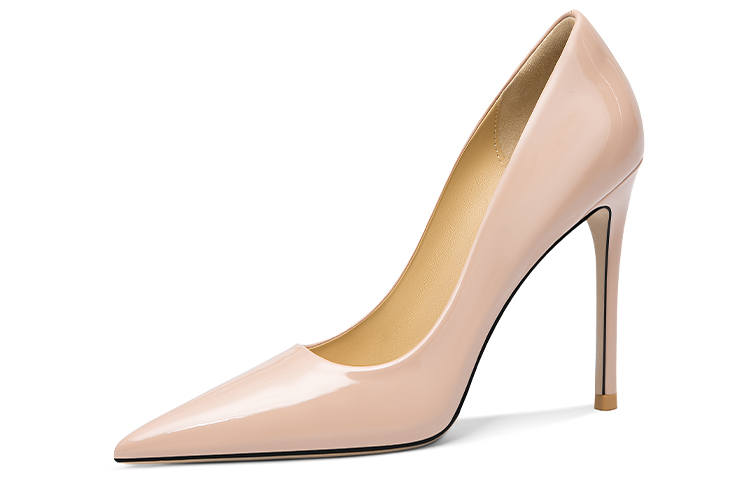 Lily Wei Lily Wei Orchid Microfiber Leather Slim Heel High Heels Women's