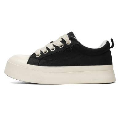 PEDLOR Low top Canvas Shoes Men's Black