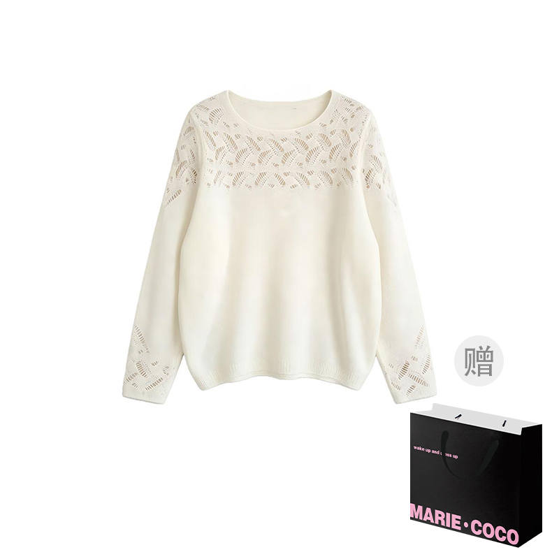 MARIE·COCO Knitwear Women's Knitwear Top Crew Neck Moderate A Line