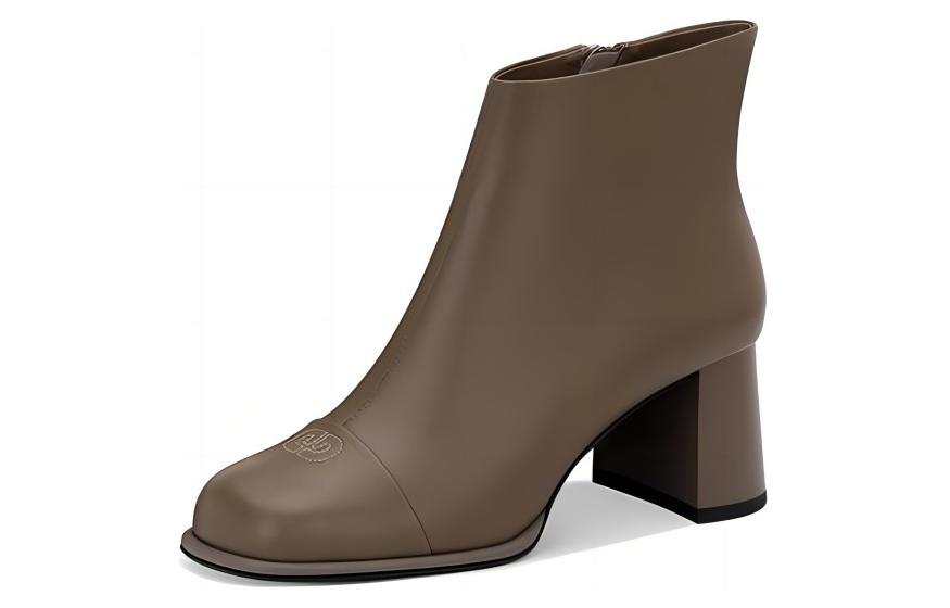 JESSICA SOPHIA Sheepskin Ankle Boots 6CM Women's
