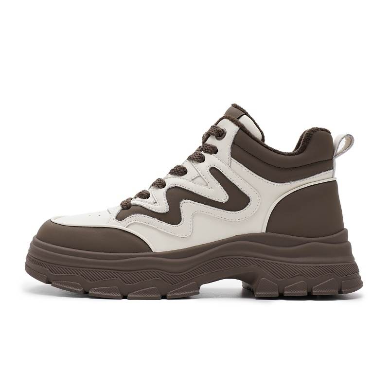 AOKANG Mid top Casual Shoes Women's Ecru