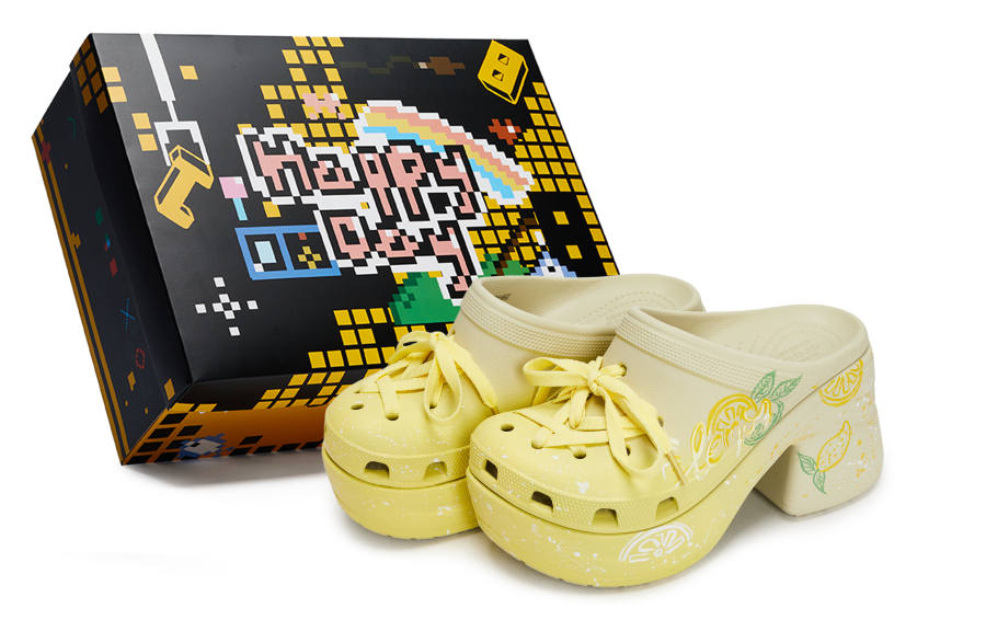 Crocs Crocs Siren Clog Clogs Unisex Beige Yellow Green