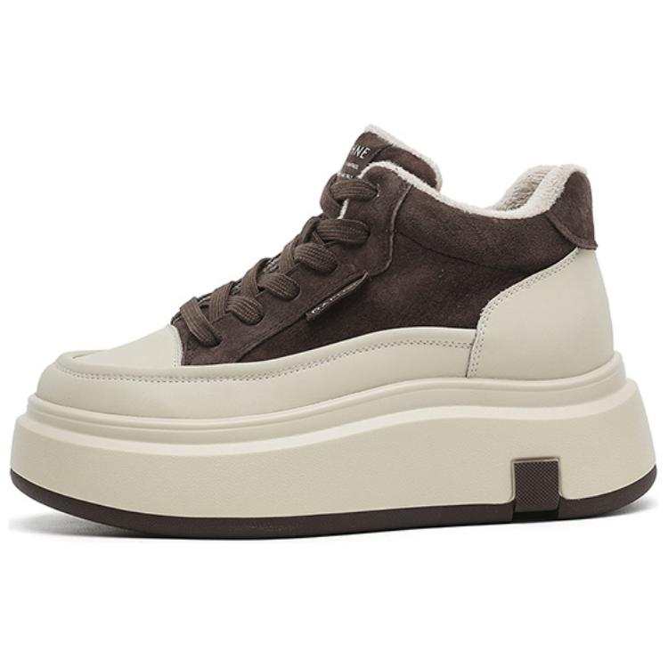 DAPHNE Synthetic Leather Mid top Casual Shoes Women's